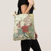 Tote Bag Europe Carte Pays Antique Mondiale (De près)