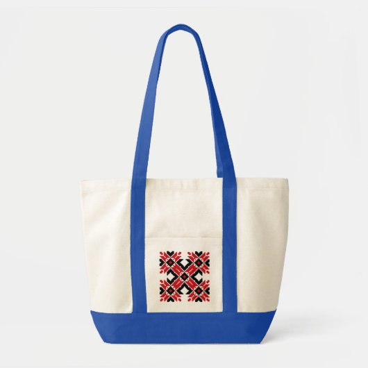 Tote Bag Europe de l'Est Motif, folklore traditionnel, folk (Devant)