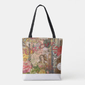 Tote Bag Europe Travel Vintage (Dos)