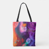 Tote Bag Éveil des couleurs | Conception d'expression abstr (Dos)