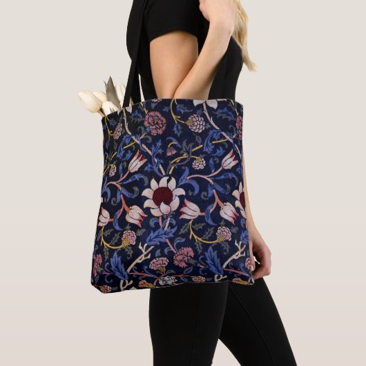 Tote Bag Evenlode, famous William Morris pattern, (De près)