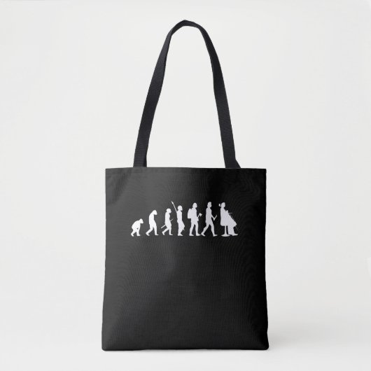 Tote Bag Évolution de cadeau drôle d'amant de violoncelle (Devant)