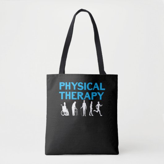 Tote Bag Évolution de la physiothérapie PT (Devant)