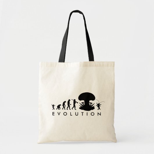 Tote Bag Évolution de l'Homme et du Cafard Tableau d'Évolut (Devant)