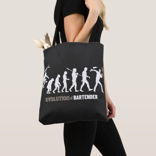 Tote Bag Évolution Du Bartender (De près)