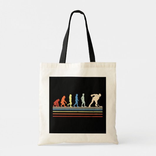 Tote Bag Évolution du hockey (Dos)