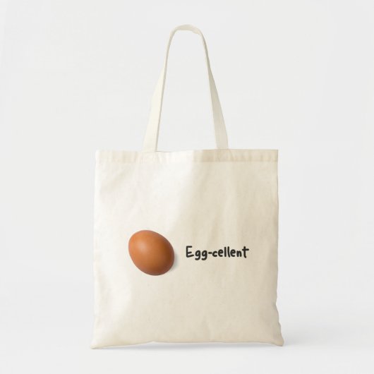 Tote Bag Excellente épicerie d'oeufs d'Oeuf-cellent (Devant)
