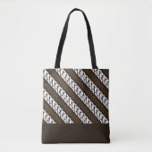 Tote Bag Exclusif Batik Parang Deux Tone Motif Brown (Devant)