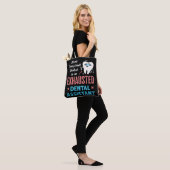 Tote Bag Exhausted Dental Assistant Drôle Appréciation (Sur le modèle)