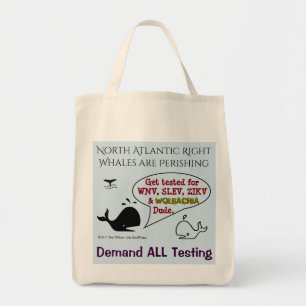 Tote Bag Exiger TOUS les tests pour les baleines par RoseWr