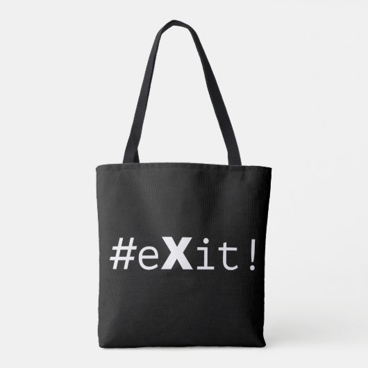 Tote Bag #eXit ! (Dos)