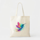 Tote Bag Exotic Rainbow Hummingbird (Devant)