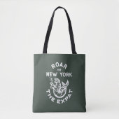 Tote Bag Expatrier Roar pour New York (Vert) (Devant)