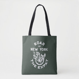 Tote Bag Expatrier Roar pour New York (Vert)