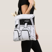 Tote Bag expérience du tourisme spatial, passagers (De près)