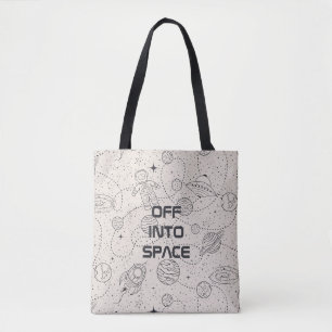 Tote Bag Exploration de l'espace Galaxy Universe Star Perso