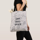 Tote Bag Exploration de l'espace Galaxy Universe Star Perso (De près)