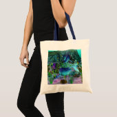 Tote Bag Exploration requins 3D (Devant (produit))