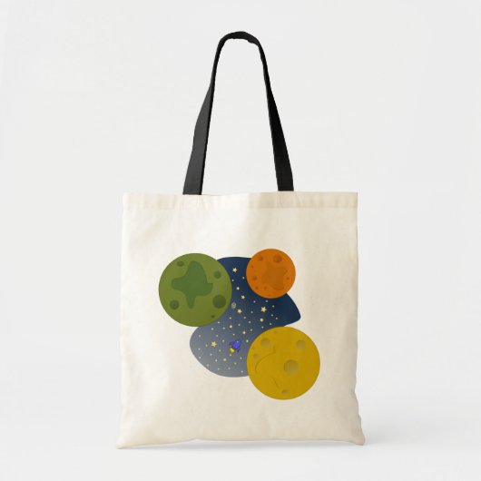 Tote Bag Exploration spatiale (Devant)