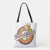 Tote Bag explorer le Chili avec un sentiment d'aventure (Dos)