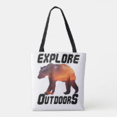 TOTE BAG EXPLORER LES PORTES EXTÉRIEURES (Dos)