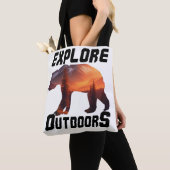 TOTE BAG EXPLORER LES PORTES EXTÉRIEURES (De près)