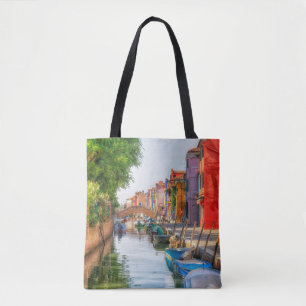 Tote Bag Explorez le charme vibrant de Burano