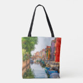 Tote Bag Explorez le charme vibrant de Burano (Dos)