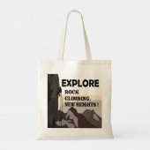 Tote Bag Explorez New Heights Rock Escalade (Dos)