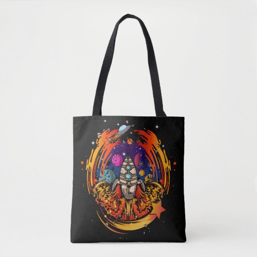 Tote Bag Exploser le vaisseau spatial (Devant)