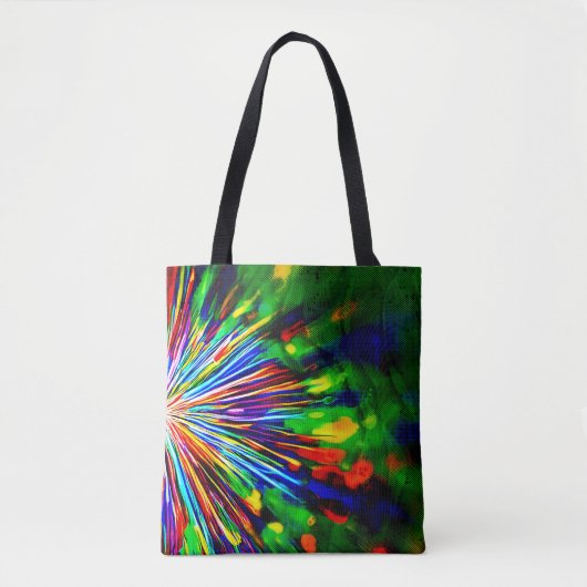Tote Bag Explosion Arc-en-ciel (Devant)