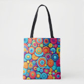 Tote Bag Explosion circulaire vive (Devant)