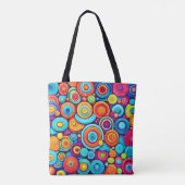 Tote Bag Explosion circulaire vive (Dos)
