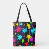Tote Bag Explosion d'art éclaboussé (Dos)