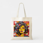 Tote Bag Explosion d'art pop (Dos)