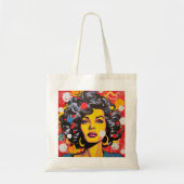 Tote Bag Explosion d'art pop (Devant)