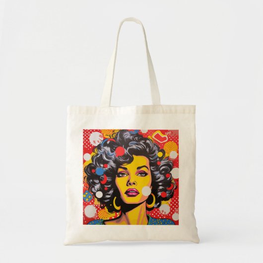 Tote Bag Explosion d'art pop (Devant)