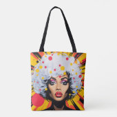 Tote Bag Explosion d'art pop (Dos)