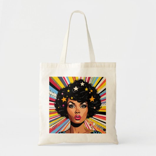 Tote Bag Explosion d'art pop (Devant)