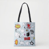 Tote Bag Explosion de bande dessinée rétro Pop Art (Devant)