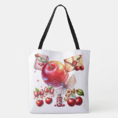Tote Bag Explosion de cerise (Dos)