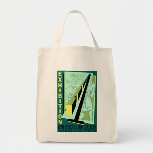 Tote Bag Exposition : WPA Federal Art Gallery (Devant)