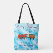 Tote Bag Express de Noël - Joyeux Noël (Dos)
