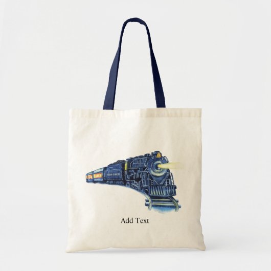 Tote Bag Express Polaire à l'aquarelle (Devant)