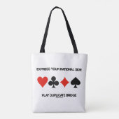 Tote Bag Express Votre Côté Rationnel Jouer Pont Dupliquer (Dos)