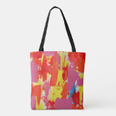 Tote Bag Expression Abstraite no 7 de Michael Moffa (Dos)