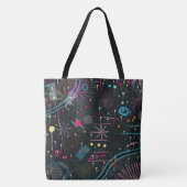 Tote Bag Expressionnisme abstrait maximaliste (Devant)