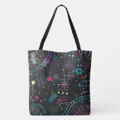 Tote Bag Expressionnisme abstrait maximaliste (Dos)