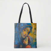Tote Bag Expressionnisme Marie et Jésus (Devant)