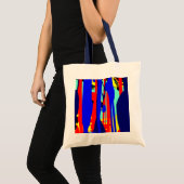 Tote Bag Expressionniste Abstrait numérique 01 (Devant (produit))